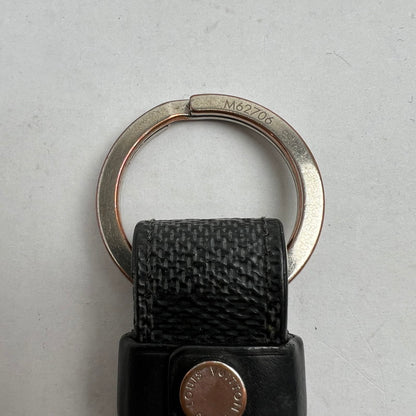 【中古品】【レディース】 LOUIS VUITTON ルイヴィトン M62706 LVドラゴンヌ ダミエグラフィットキャンバス キーホルダー BLACK 保存袋・箱有 ※使用感あり 179-260811-io-03-fuzh 万代Net店