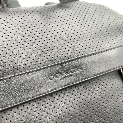 【中古品】【レディース】 COACH コーチ F57477 パーフォレイテッド テレイントレックパック BLACK カバン リュック バックパック ※汚れ・キズあり 180-260811-io-53-fuzh カラー：ブラック 万代Net店