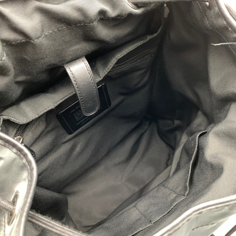 【中古品】【レディース】 COACH コーチ F57477 パーフォレイテッド テレイントレックパック BLACK カバン リュック バックパック ※汚れ・キズあり 180-260811-io-53-fuzh カラー：ブラック 万代Net店