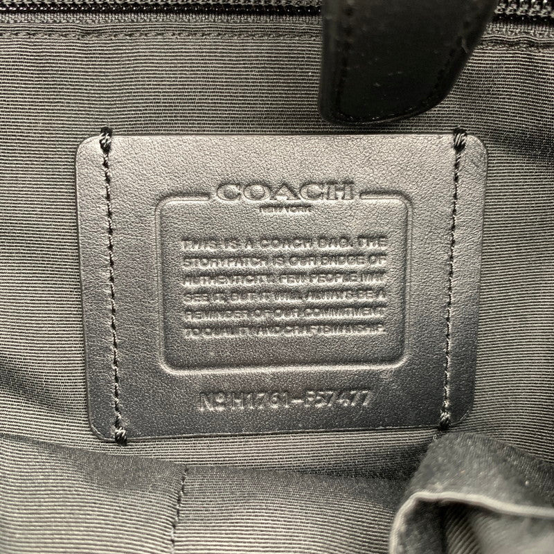 【中古品】【レディース】 COACH コーチ F57477 パーフォレイテッド テレイントレックパック BLACK カバン リュック バックパック ※汚れ・キズあり 180-260811-io-53-fuzh カラー：ブラック 万代Net店