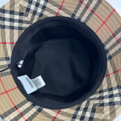 【中古品】【レディース】 BURBERRY バーバリー ITFACPRO15CHI 8026927 BUCKET HAT ノバチェック柄 SIZE:S 帽子 バケットハット 185-260811-io-02-fuzh サイズ：56cm 万代Net店