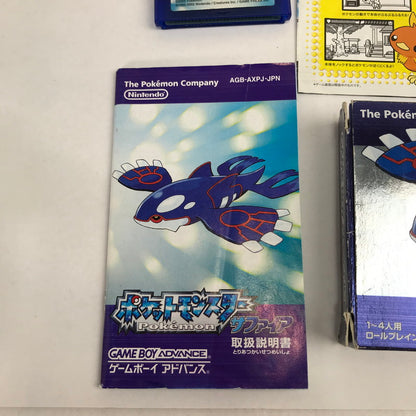 【中古品】 GBA ポケットモンスター サファイア ポケモン ゲームボーイアドバンス レトロゲーム ゲームソフト 動作確認済 ※箱破れ・取説傷みあり 023-260816-io-30-fuzh 万代Net店