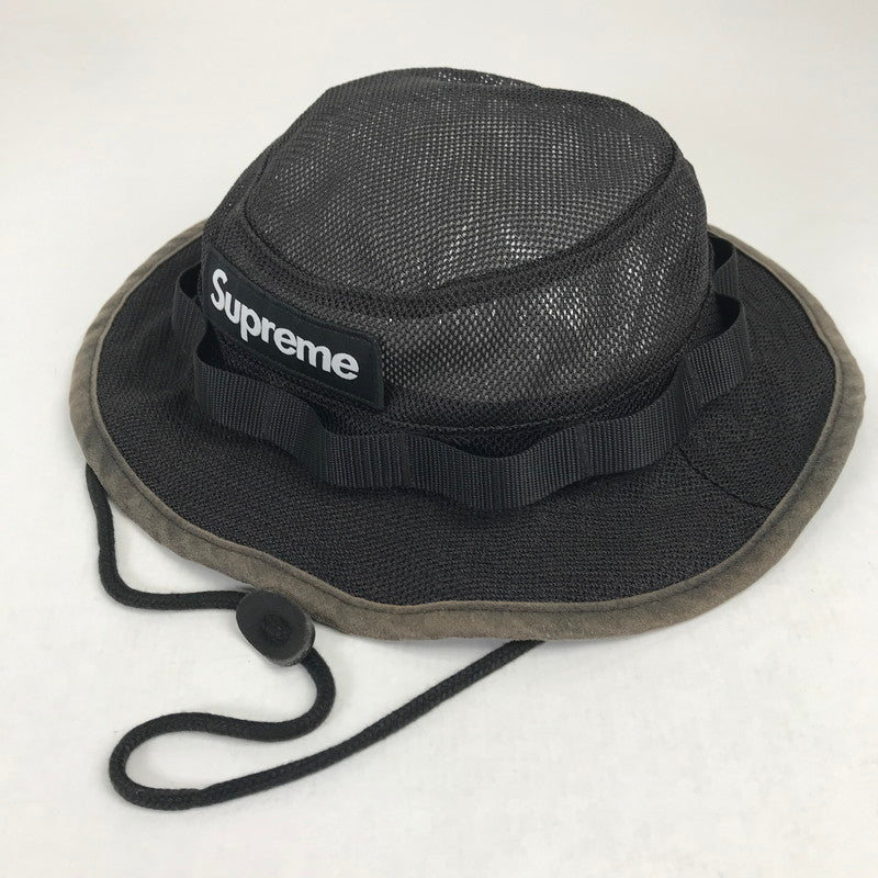【中古品】【メンズ】 SUPREME シュプリーム MESH CORDURA BOONIE メッシュ コーデュラ ブーニーハット 185-260814-nm-26-fuzh カラー：ブラック 万代Net店