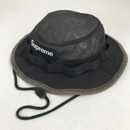 【中古品】【メンズ】 SUPREME シュプリーム MESH CORDURA BOONIE メッシュ コーデュラ ブーニーハット 185-260814-nm-26-fuzh カラー：ブラック 万代Net店