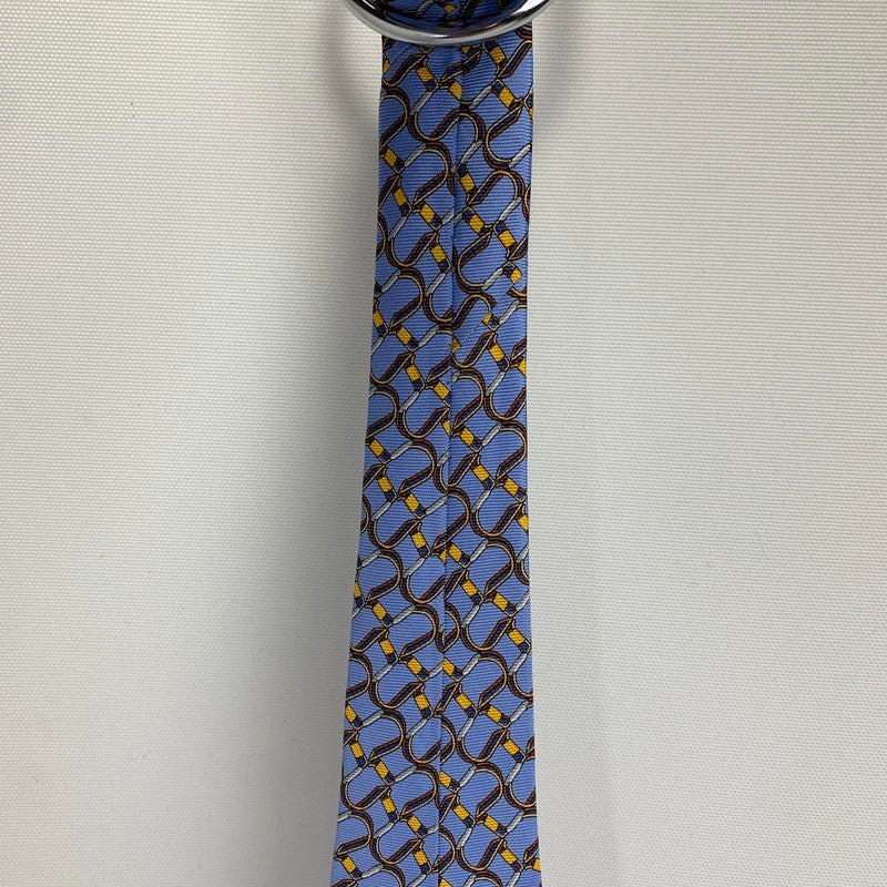 【中古美品】【メンズ】 DUNHILL ダンヒル ネクタイ 総柄 タグ付 183-260812-mh-04-fuzh カラー：ブルー 総柄 万代Net店