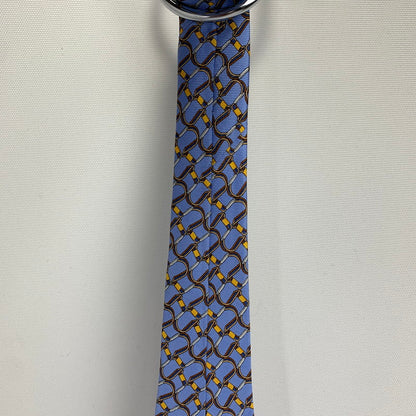 【中古美品】【メンズ】 DUNHILL ダンヒル ネクタイ 総柄 タグ付 183-260812-mh-04-fuzh カラー：ブルー 総柄 万代Net店
