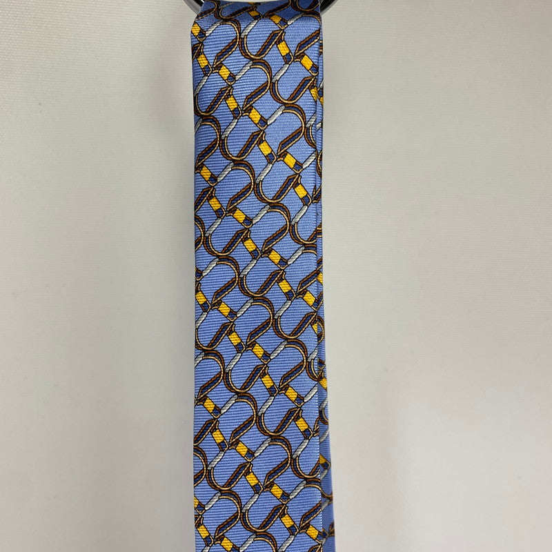 【中古美品】【メンズ】 DUNHILL ダンヒル ネクタイ 総柄 タグ付 183-260812-mh-04-fuzh カラー：ブルー 総柄 万代Net店
