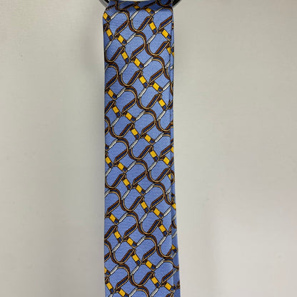 【中古美品】【メンズ】 DUNHILL ダンヒル ネクタイ 総柄 タグ付 183-260812-mh-04-fuzh カラー：ブルー 総柄 万代Net店