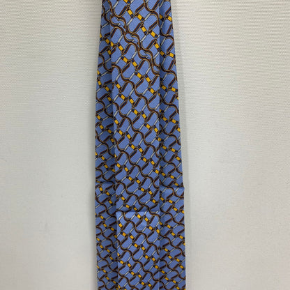【中古美品】【メンズ】 DUNHILL ダンヒル ネクタイ 総柄 タグ付 183-260812-mh-04-fuzh カラー：ブルー 総柄 万代Net店