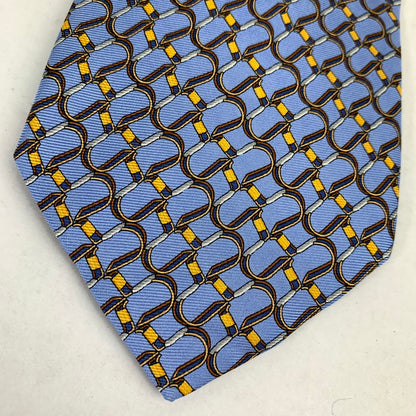 【中古美品】【メンズ】 DUNHILL ダンヒル ネクタイ 総柄 タグ付 183-260812-mh-04-fuzh カラー：ブルー 総柄 万代Net店