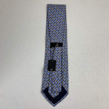 【中古美品】【メンズ】 DUNHILL ダンヒル ネクタイ 総柄 タグ付 183-260812-mh-04-fuzh カラー：ブルー 総柄 万代Net店