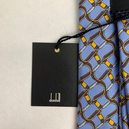 【中古美品】【メンズ】 DUNHILL ダンヒル ネクタイ 総柄 タグ付 183-260812-mh-04-fuzh カラー：ブルー 総柄 万代Net店