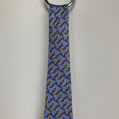 【中古美品】【メンズ】 DUNHILL ダンヒル ネクタイ 総柄 タグ付 183-260812-mh-04-fuzh カラー：ブルー 総柄 万代Net店
