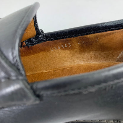 【中古品】【メンズ】 GUCCI グッチ ホースビットローファー 靴 シューズ 183-260812-mh-08-fuzh サイズ：42 カラー：ブラック 万代Net店
