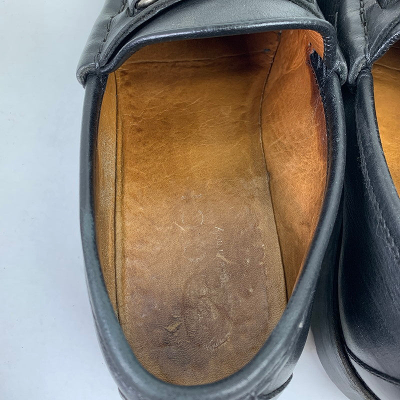 【中古品】【メンズ】 GUCCI グッチ ホースビットローファー 靴 シューズ 183-260812-mh-08-fuzh サイズ：42 カラー：ブラック 万代Net店