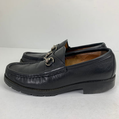 【中古品】【メンズ】 GUCCI グッチ ホースビットローファー 靴 シューズ 183-260812-mh-08-fuzh サイズ：42 カラー：ブラック 万代Net店