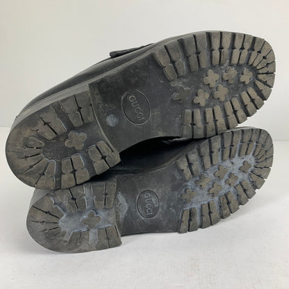 【中古品】【メンズ】 GUCCI グッチ ホースビットローファー 靴 シューズ 183-260812-mh-08-fuzh サイズ：42 カラー：ブラック 万代Net店