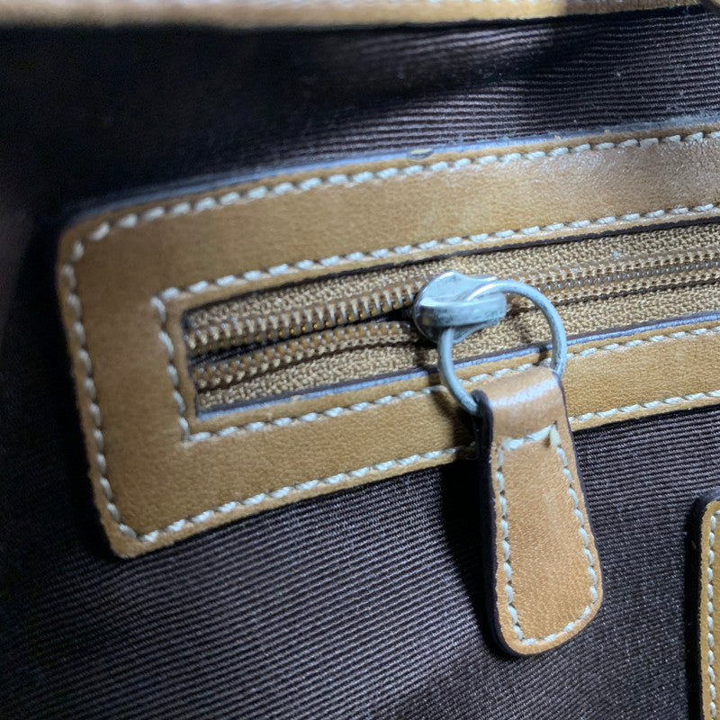 【中古品】【レディース】 COACH コーチ シグネチャー ハンド バッグ カバン 180-260812-mh-07-fuzh カラー：ベージュ シグネチャー 万代Net店