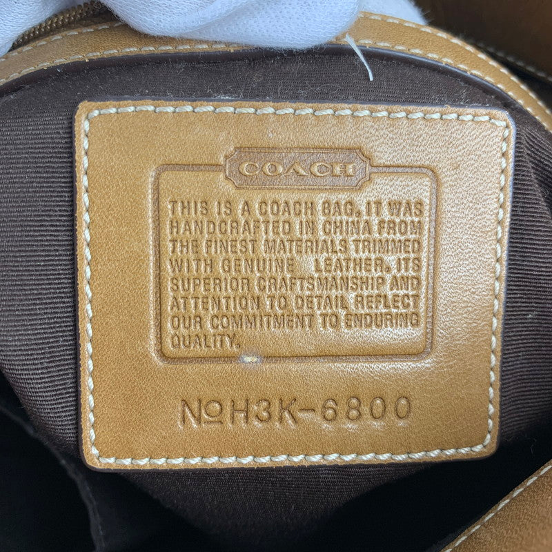 【中古品】【レディース】 COACH コーチ シグネチャー ハンド バッグ カバン 180-260812-mh-07-fuzh カラー：ベージュ シグネチャー 万代Net店