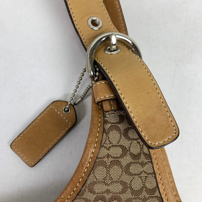【中古品】【レディース】 COACH コーチ シグネチャー ハンド バッグ カバン 180-260812-mh-07-fuzh カラー：ベージュ シグネチャー 万代Net店