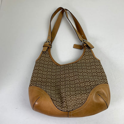 【中古品】【レディース】 COACH コーチ シグネチャー ハンド バッグ カバン 180-260812-mh-07-fuzh カラー：ベージュ シグネチャー 万代Net店