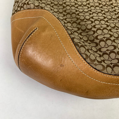 【中古品】【レディース】 COACH コーチ シグネチャー ハンド バッグ カバン 180-260812-mh-07-fuzh カラー：ベージュ シグネチャー 万代Net店