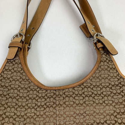【中古品】【レディース】 COACH コーチ シグネチャー ハンド バッグ カバン 180-260812-mh-07-fuzh カラー：ベージュ シグネチャー 万代Net店