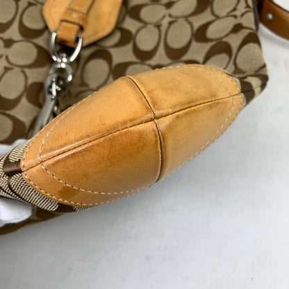 【中古品】【レディース】 COACH コーチ シグネチャー ショルダー バッグ カバン 180-260812-mh-05-fuzh カラー：ベージュ・シグネチャー 万代Net店