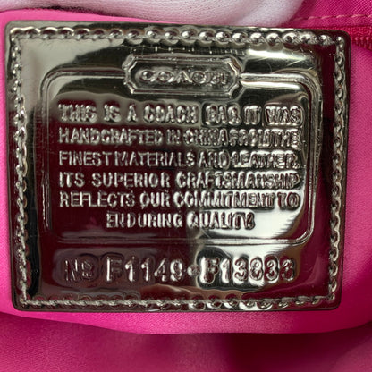 【中古品】【レディース】 COACH コーチ シグネチァー ショルダー バッグ カバン 180-260812-mh-06-fuzh カラー：ベージュシグネチャー ラメ 万代Net店