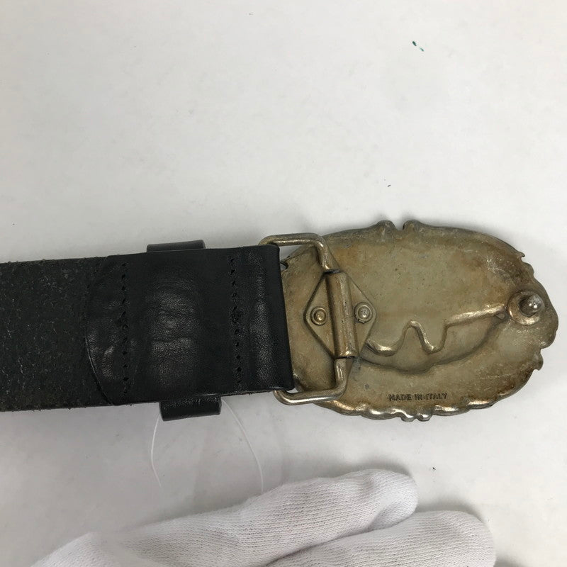 【中古品】【メンズ】 ARMANI JEANS アルマーニ ジーンズ バックル ベルト イーグルデザイン 208-260812-mh-13-fuzh カラー：ブラック 万代Net店