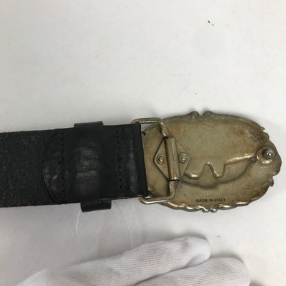 【中古品】【メンズ】 ARMANI JEANS アルマーニ ジーンズ バックル ベルト イーグルデザイン 208-260812-mh-13-fuzh カラー：ブラック 万代Net店