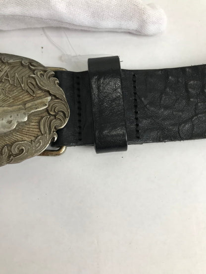 【中古品】【メンズ】 ARMANI JEANS アルマーニ ジーンズ バックル ベルト イーグルデザイン 208-260812-mh-13-fuzh カラー：ブラック 万代Net店