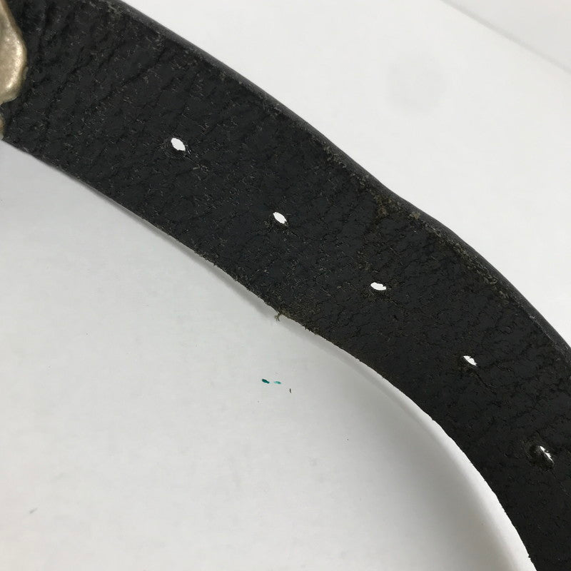 【中古品】【メンズ】 ARMANI JEANS アルマーニ ジーンズ バックル ベルト イーグルデザイン 208-260812-mh-13-fuzh カラー：ブラック 万代Net店