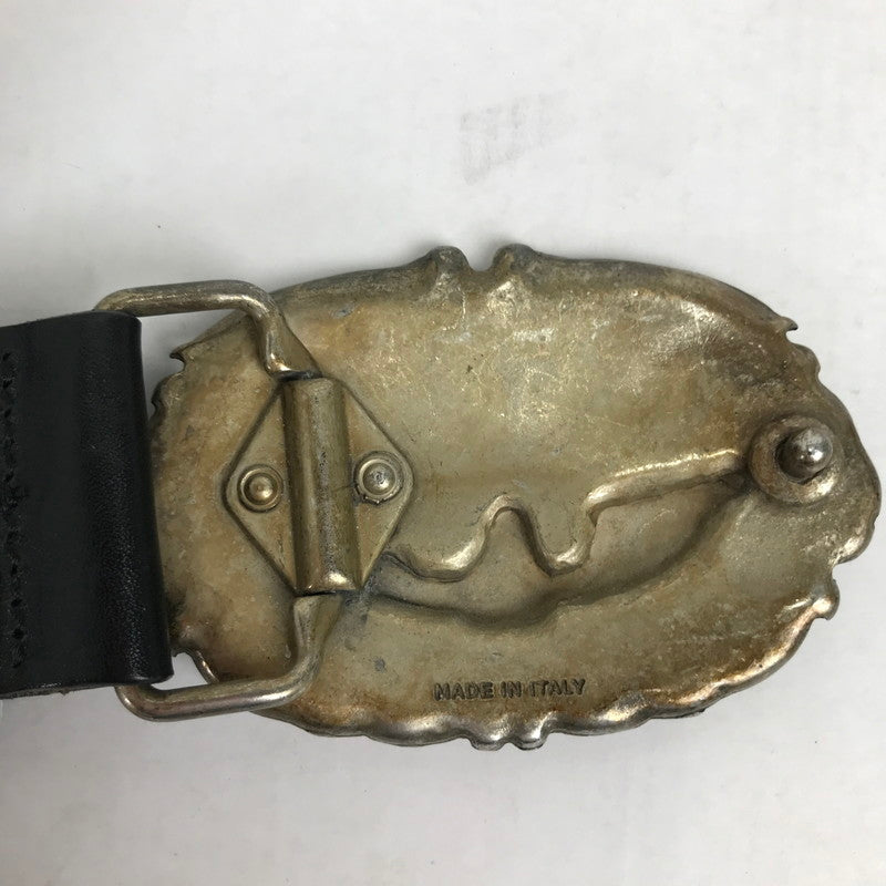 【中古品】【メンズ】 ARMANI JEANS アルマーニ ジーンズ バックル ベルト イーグルデザイン 208-260812-mh-13-fuzh カラー：ブラック 万代Net店