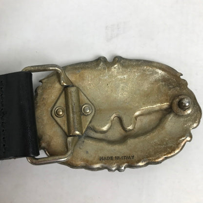【中古品】【メンズ】 ARMANI JEANS アルマーニ ジーンズ バックル ベルト イーグルデザイン 208-260812-mh-13-fuzh カラー：ブラック 万代Net店