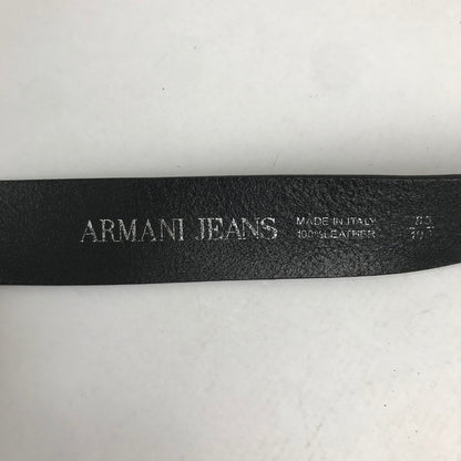 【中古品】【メンズ】 ARMANI JEANS アルマーニ ジーンズ バックル ベルト イーグルデザイン 208-260812-mh-13-fuzh カラー：ブラック 万代Net店