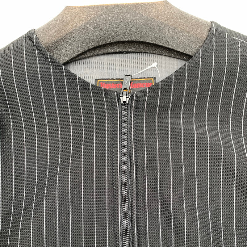 【中古品】【レディース】 HYSTERIC GLAMOUR ヒステリックグラマー 01191AH05 INTERVAL LOGO PT ZIP ジャケット BLACK ストライプ SIZE:FREE 170-260812-io-15-fuzh カラー：ブラックストライプ 万代Net店