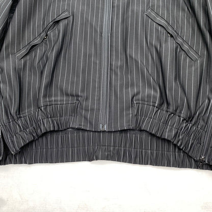 【中古品】【レディース】 HYSTERIC GLAMOUR ヒステリックグラマー 01191AH05 INTERVAL LOGO PT ZIP ジャケット BLACK ストライプ SIZE:FREE 170-260812-io-15-fuzh カラー：ブラックストライプ 万代Net店