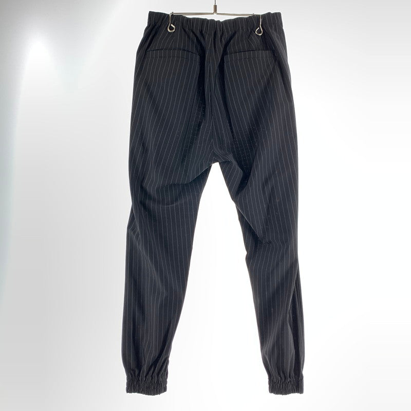 【中古品】【メンズ】 HYSTERIC GLAMOUR ヒステリックグラマー 01191AP06 2タック ジョガーパンツ ストライプ クールドッツ ズボン パンツ ブラック SIZE:M 151-260814-io-12-fuzh カラー：Black 万代Net店