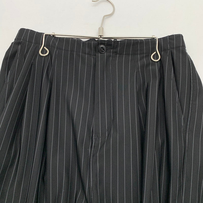 【中古品】【メンズ】 HYSTERIC GLAMOUR ヒステリックグラマー 01191AP06 2タック ジョガーパンツ ストライプ クールドッツ ズボン パンツ ブラック SIZE:M 151-260814-io-12-fuzh カラー：Black 万代Net店