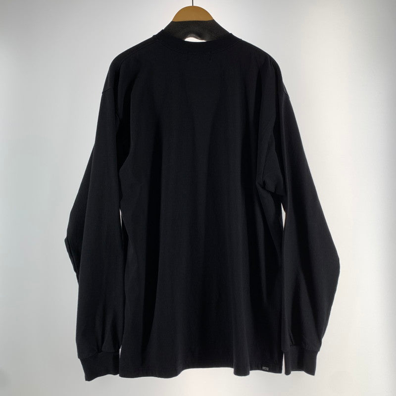 【中古品】【メンズ】 HYSTERIC GLAMOUR ヒステリックグラマー 長袖Tシャツ BLACK SIZE:L 02261CL01 140-260812-io-16-fuzh カラー：ブラックストライプ 万代Net店