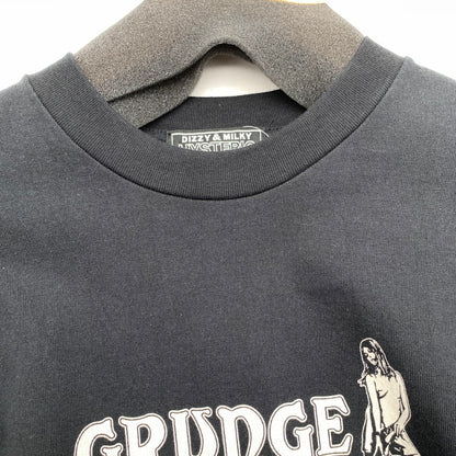 【中古品】【メンズ】 HYSTERIC GLAMOUR ヒステリックグラマー 長袖Tシャツ BLACK SIZE:L 02261CL01 140-260812-io-16-fuzh カラー：ブラックストライプ 万代Net店