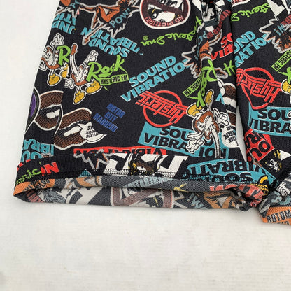【中古品】【メンズ】 HYSTERIC GLAMOUR ヒステリックグラマー ショートパンツ 短パン BLACK.総柄 SIZE:FREE 151-260814-io-13-fuzh カラー：ブラック/総柄 万代Net店