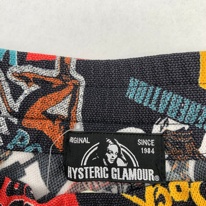 【中古品】【メンズ】 HYSTERIC GLAMOUR ヒステリックグラマー ショートパンツ 短パン BLACK.総柄 SIZE:FREE 151-260814-io-13-fuzh カラー：ブラック/総柄 万代Net店