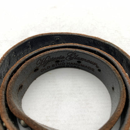 【中古品】【メンズ】 HYSTERIC GLAMOUR ヒステリックグラマー スタッズレザーベルト BLACK SIZE:全長95cm ※スレ・使用感有 ベルト 205-260812-io-12-fuzh 万代Net店