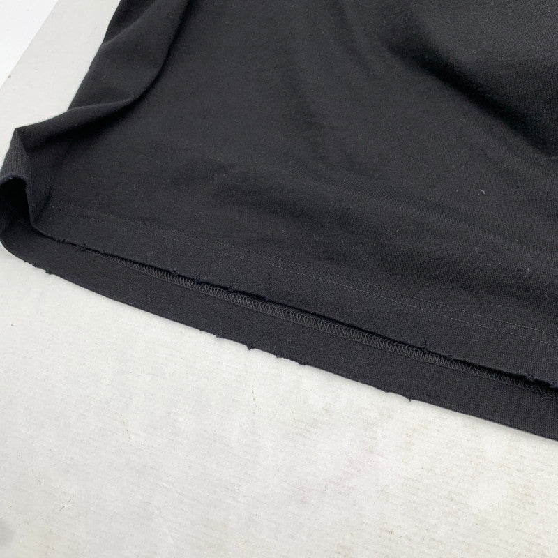 【中古品】【メンズ】 BALENCIAGA バレンシアガ ハンドドローイング BB アイコン SS Tシャツ BLACK SIZE:M ※汚れあり 141-260812-io-13-fuzh カラー：ブラック 万代Net店