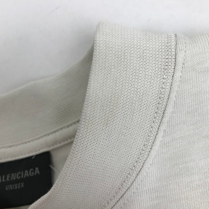 【中古品】【メンズ】 BALENCIAGA バレンシアガ 25AW SP57 2025 00275 MEDIUM FIT ロゴ 半袖 Tシャツ トップス 古着 141-260812-mh-12-fuzh サイズ：S カラー：ライトグレー 万代Net店