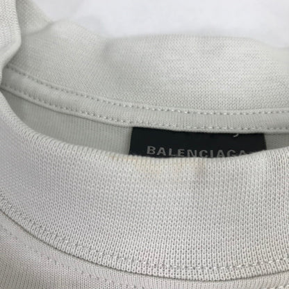 【中古品】【メンズ】 BALENCIAGA バレンシアガ 25AW SP57 2025 00275 MEDIUM FIT ロゴ 半袖 Tシャツ トップス 古着 141-260812-mh-12-fuzh サイズ：S カラー：ライトグレー 万代Net店
