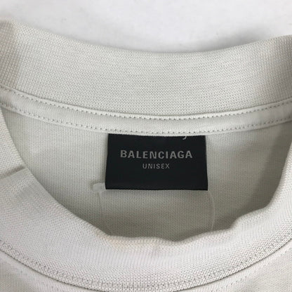 【中古品】【メンズ】 BALENCIAGA バレンシアガ 25AW SP57 2025 00275 MEDIUM FIT ロゴ 半袖 Tシャツ トップス 古着 141-260812-mh-12-fuzh サイズ：S カラー：ライトグレー 万代Net店