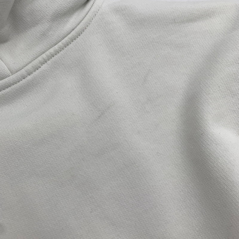 【中古品】【メンズ】 BALENCIAGA バレンシアガ JP57 2022 03437 PULL OVER PARKA プルオーバー パーカー フーディー WHITE SIZE:L　※汚れ・黄ばみ・使用感有 141-260812-io-17-fuzh カラー：ホワイト 万代Net店